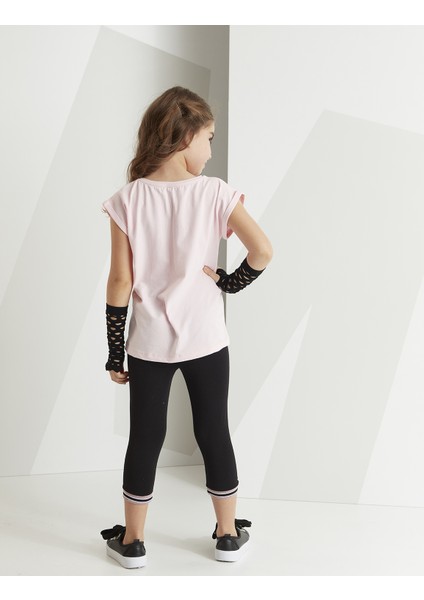 Rocker Unicorn Kız Çocuk T-shirt Kapri Şort Takım fiyatları