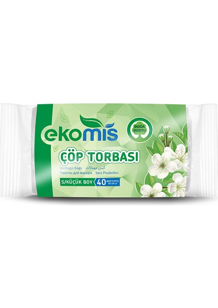 Çöp Torbası Küçük Boy 40'Lı Paket 5' li