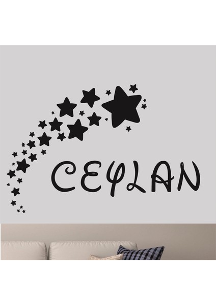 Sticker Master Kişiye Özel Duvar Çocuk Odası Sticker Oto Motor Pc Etiket