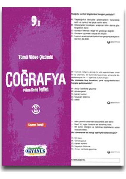 Coğrafya Yaprak Test 9. Sınıf