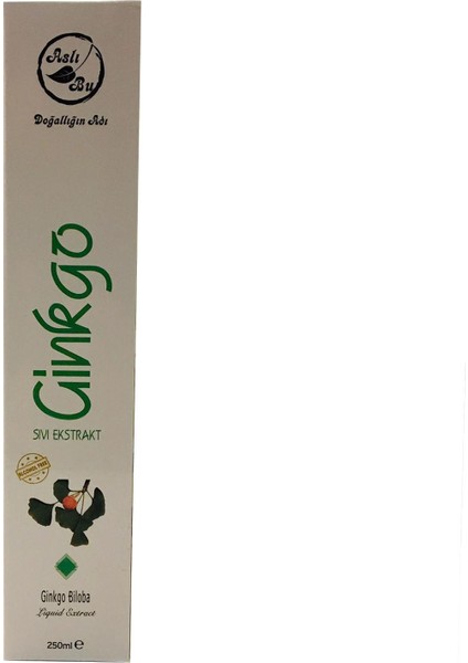 Ginkgo Biloba Liquid Extract Sıvı Ekstrakt 250 ml