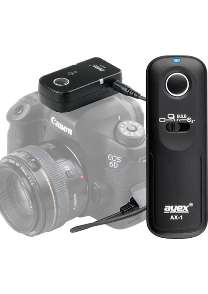 Nikon D7500 D7200 D7100 D7000 İçin Ayex Ax-1 Dc2 Kablosuz Kumanda