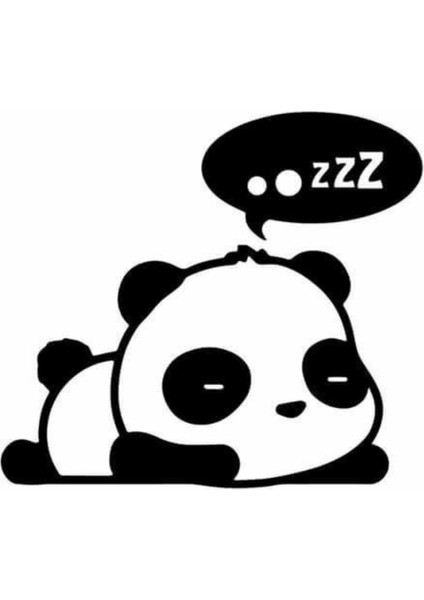 Areksan Uykucu Panda Duvar Sticker
