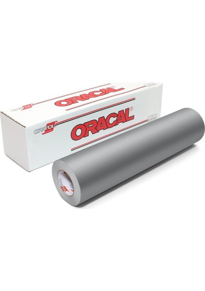 Oracal 641 Seri Mat Metalik Gri Yapışkanlı Folyo (126cmx1mt)