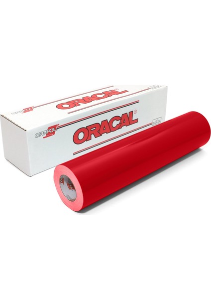 Oracal 641 Seri Parlak Kırmızı Yapışkanlı Folyo (126cmx1mt)