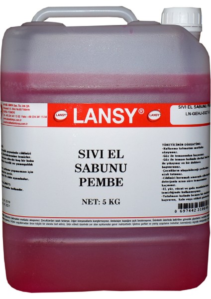 Sıvı El Sabunu 5 kg