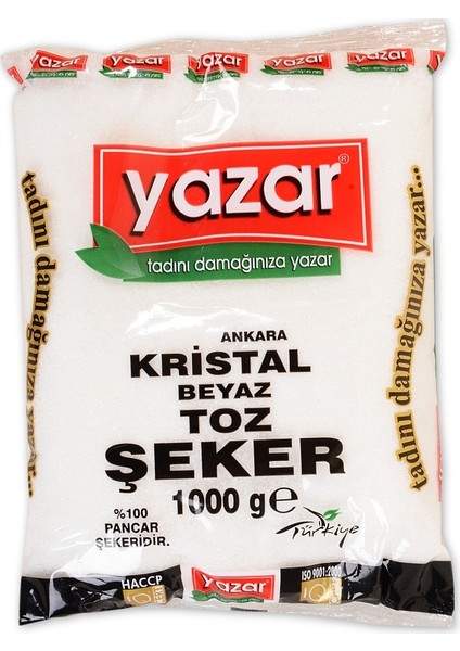 Toz Şeker 1kg Koli 15 Paket