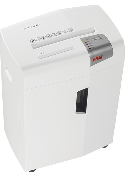 HSM SHREDSTAR X13 Evrak İmha Makinesi / Kağıt Kırpma Makinesi - CD İmha Makinesi - 4x37 mm - 23lt