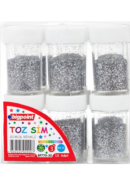 Toz Sim Gümüş 8 Gram 12'Li Set