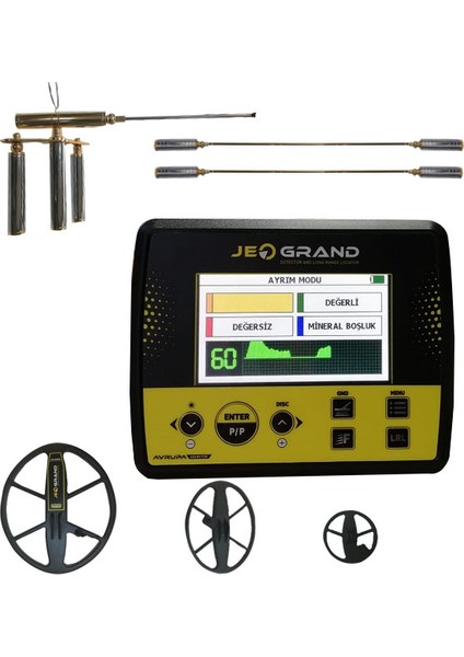 Avrupa Dedektor Jeogrand 2D Ekranlı Dedektör