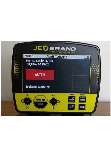 Avrupa Dedektor Jeogrand 2D Ekranlı Dedektör modelleri