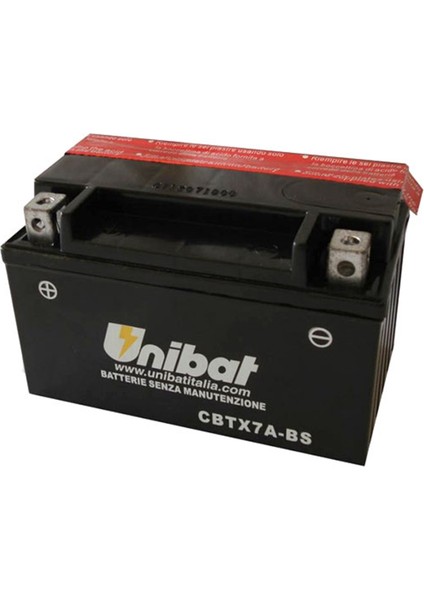 CBTX7A-BS 12V 6Ah Motosiklet Aküsü