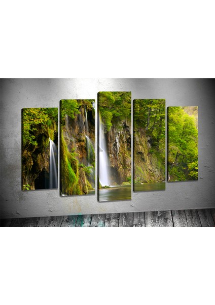 Tablocenter 5 Parçalı Manzara Kanvas Tablo 80 x 125cm