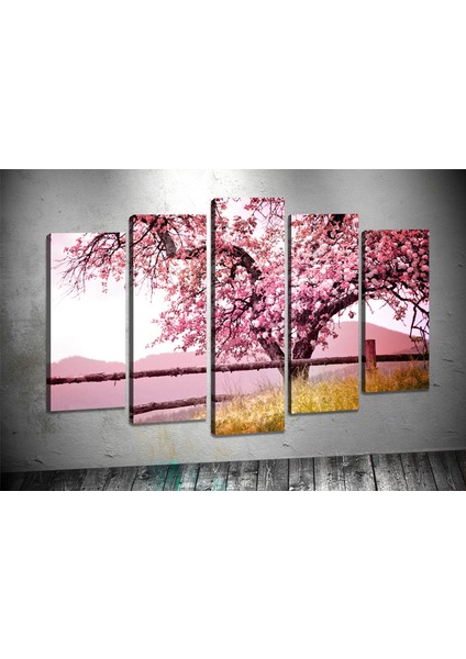 Tablocenter 5 Parçalı Manzara Kanvas Tablo 80 x 125cm