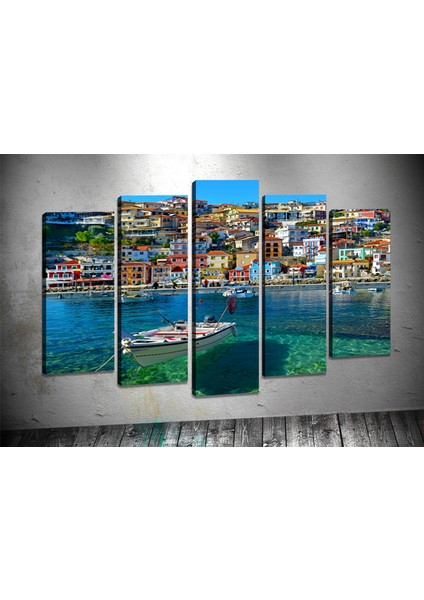 Tablocenter 5 Parçalı Manzara Kanvas Tablo 80 x 125cm