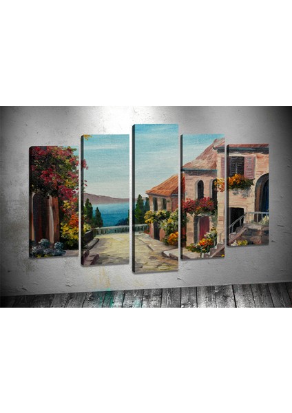 Tablocenter 5 Parçalı Manzara Kanvas Tablo 60 x 100 cm