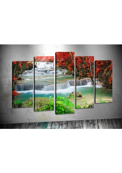 Tablocenter 5 Parçalı Manzara Kanvas Tablo 60 x 100 cm