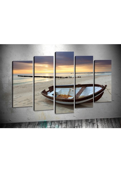 Tablocenter 5 Parçalı Manzara Kanvas Tablo 80 x 125cm