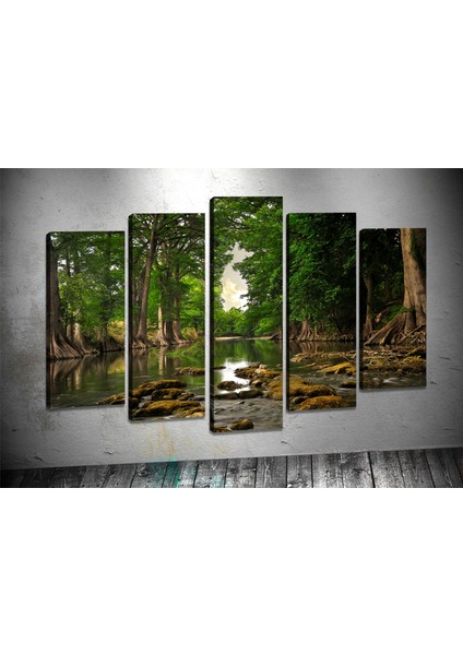 Tablocenter 5 Parçalı Manzara Kanvas Tablo 100 x 150cm