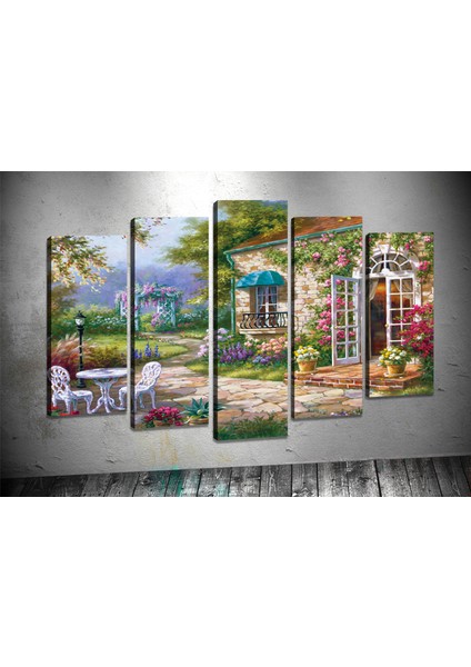 Tablocenter 5 Parçalı Manzara Kanvas Tablo 60 x 100 cm