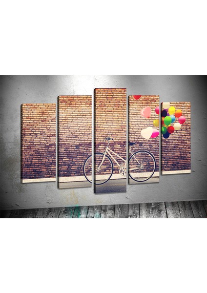 Tablocenter 5 Parçalı Dekoratif Kanvas Tablo 60 x 100 cm