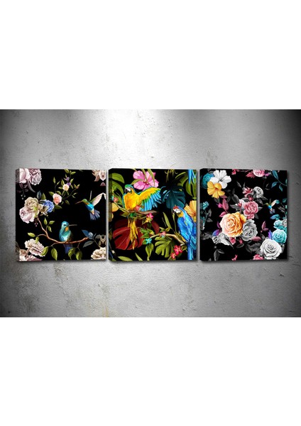 Tablocenter 3 Parçalı Dekoratif Kanvas Tablo 30 x 90 cm