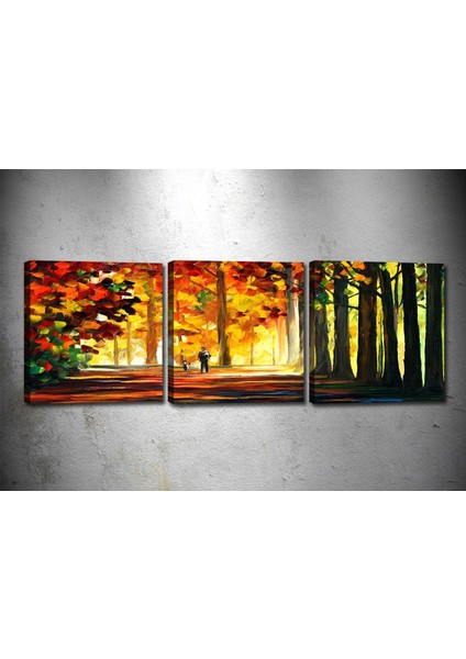 Tablocenter 3 Parçalı Dekoratif Kanvas Tablo 30 x 90 cm