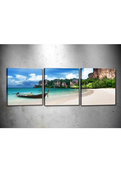 Tablocenter 3 Parçalı Manzara Kanvas Tablo 30 x 90 cm