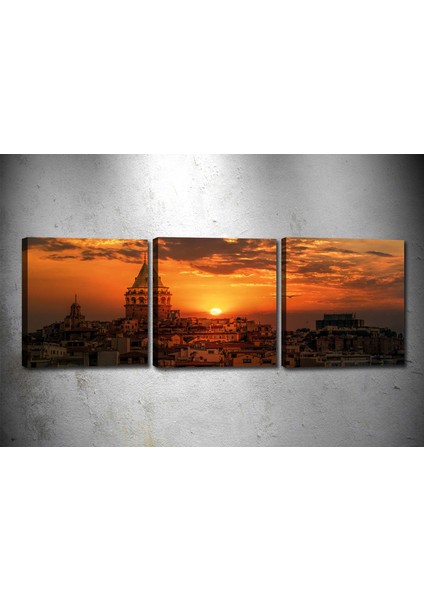 Tablocenter 3 Parçalı Manzara Kanvas Tablo 30 x 90 cm