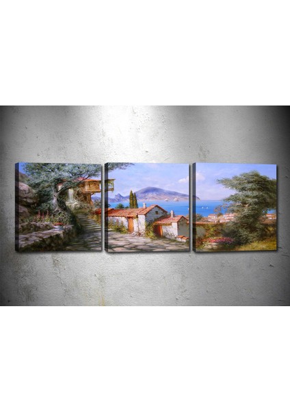 Tablocenter 3 Parçalı Manzara Kanvas Tablo 30 x 90 cm