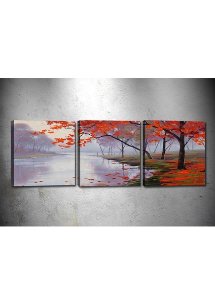 Tablocenter 3 Parçalı Manzara Kanvas Tablo 30 x 90 cm