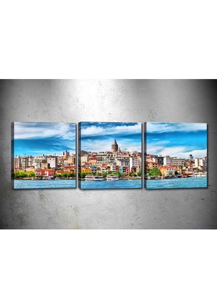 Tablocenter 3 Parçalı Manzara Kanvas Tablo 30 x 90 cm