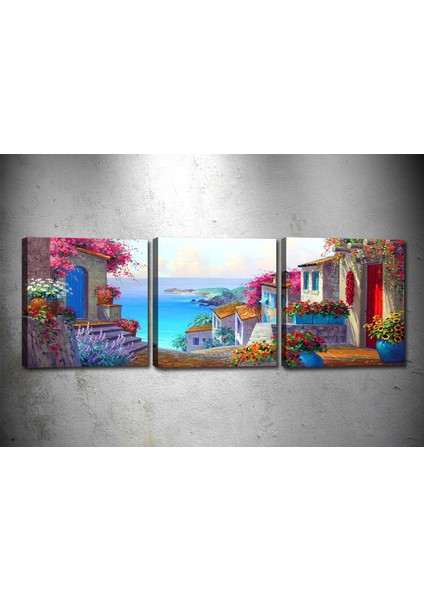 Tablocenter 3 Parçalı Manzara Kanvas Tablo 30 x 90 cm