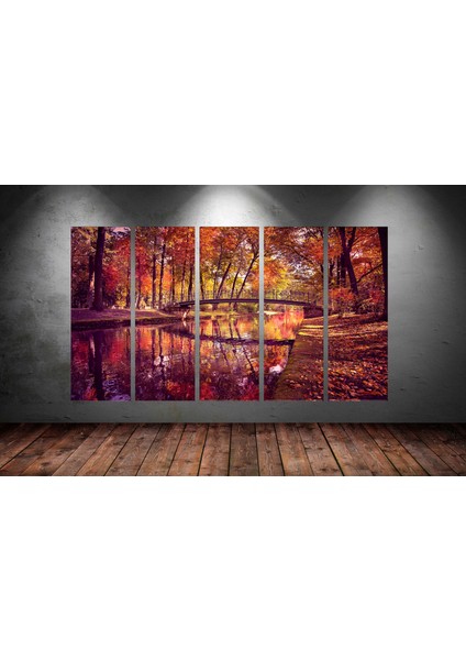 Tablocenter 5 Parçalı Dekoratif Kanvas Tablo 150 x 90cm