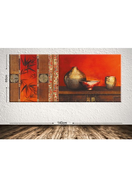 Dev Boyut Dekoratif Kanvas Tablo - 60x140cm