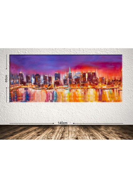 Dev Boyut Manzara Kanvas Tablo - 60x140cm