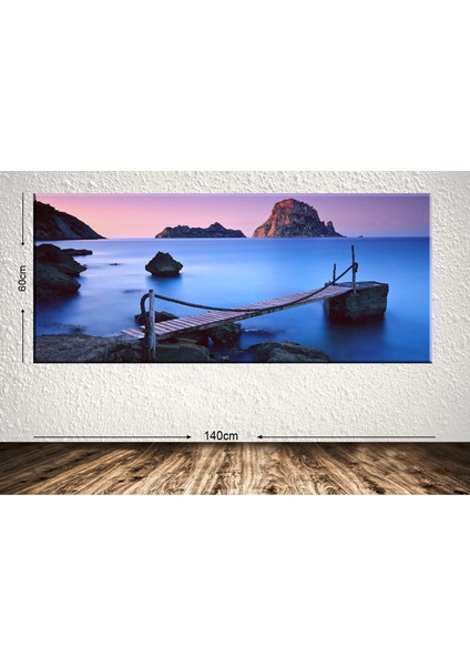 Dev Boyut Manzara Kanvas Tablo - 60x140cm