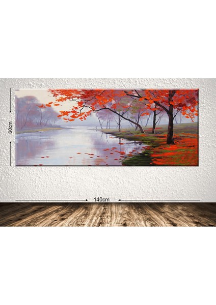 Dev Boyut Manzara Kanvas Tablo - 60x140cm