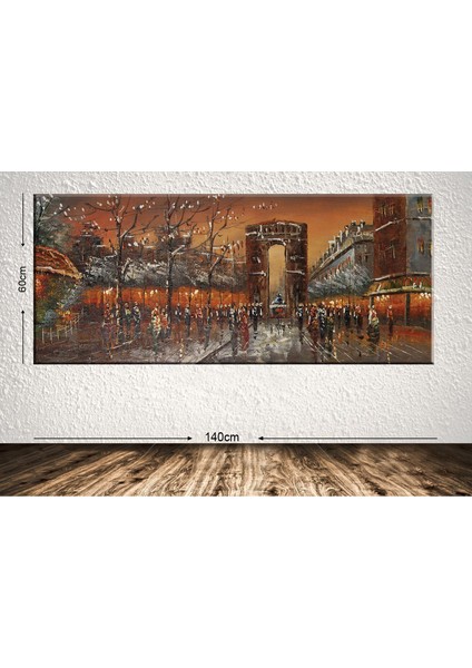 Dev Boyut Manzara Kanvas Tablo - 60x140cm