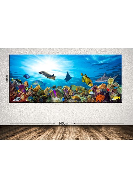 Dev Boyut Manzara Kanvas Tablo - 60x140cm