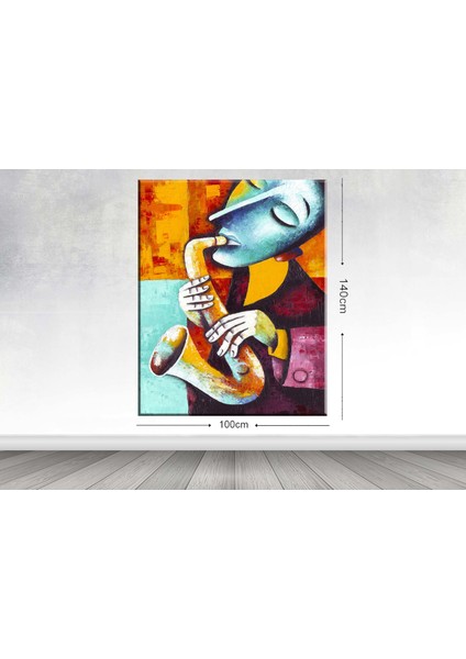 Dev Boyut Dekoratif Kanvas Tablo - 100x140cm