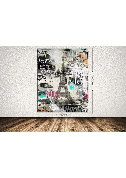 Dev Boyut Dekoratif Kanvas Tablo - 100x140cm