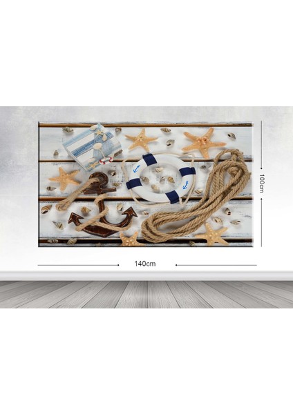 Dev Boyut Dekoratif Kanvas Tablo - 100x140cm