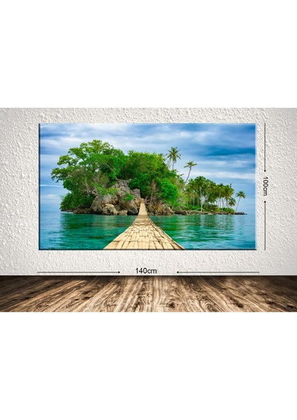 Dev Boyut Manzara Kanvas Tablo - 100x140cm