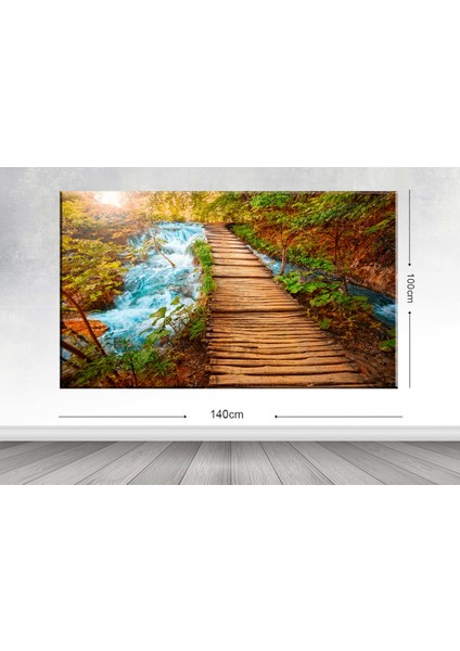 Dev Boyut Manzara Kanvas Tablo - 100x140cm