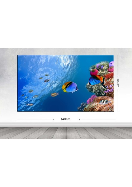 Dev Boyut Manzara Kanvas Tablo - 100x140cm
