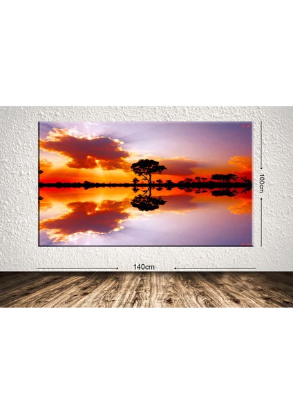 Dev Boyut Manzara Kanvas Tablo - 100x140cm