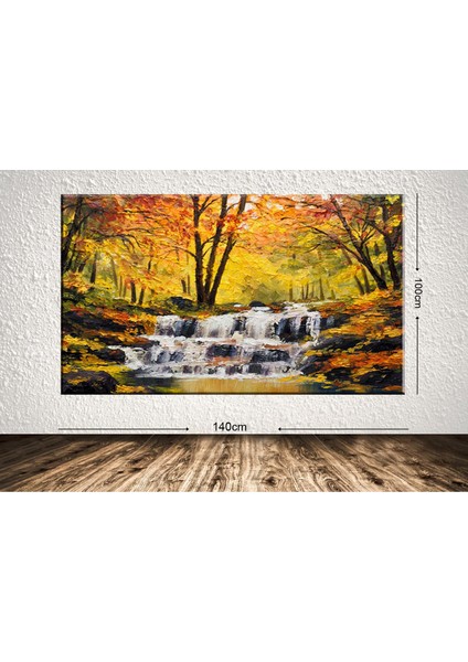 Dev Boyut Manzara Kanvas Tablo - 100x140cm