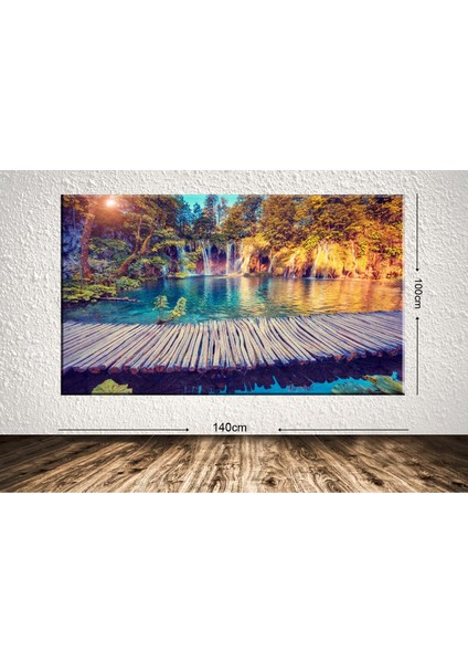 Dev Boyut Manzara Kanvas Tablo - 100x140cm