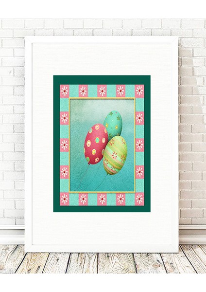 Beyaz Çerçeveli Tablo - 24x29cm